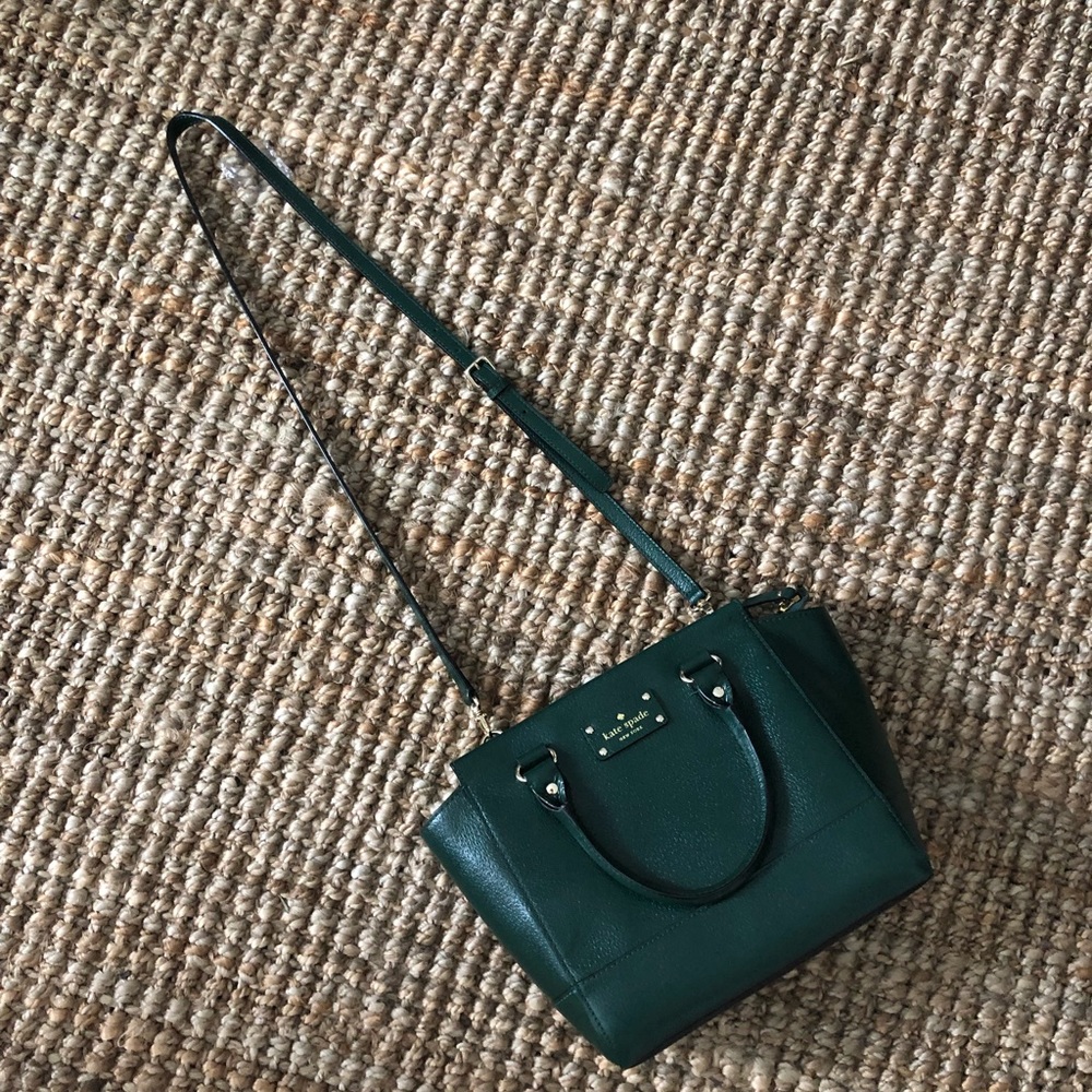 Kate spade winter green crossbody bag